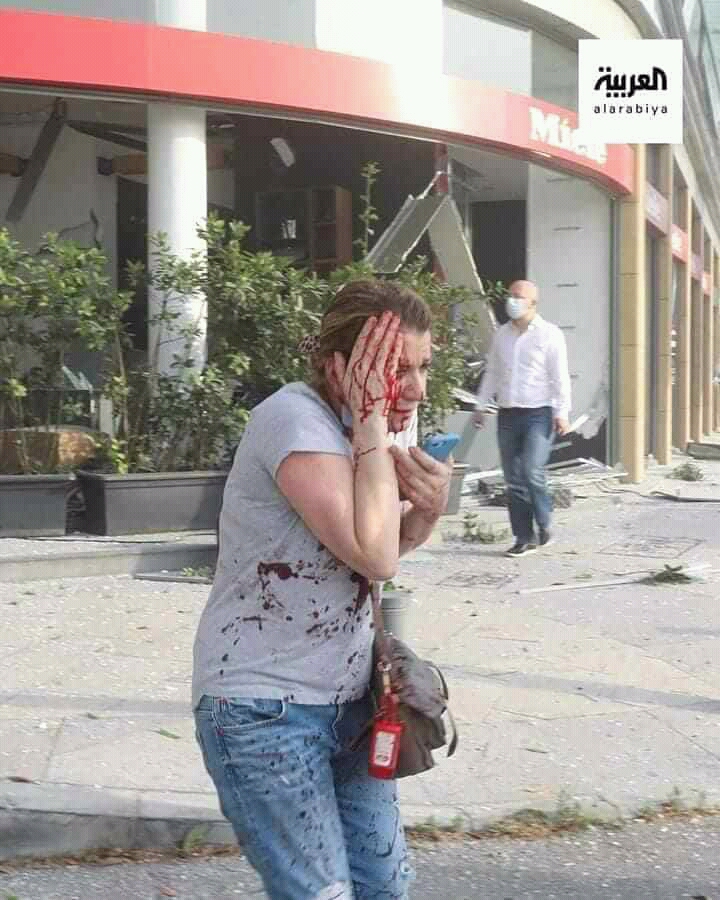 إعلامية يمنية تروي تفاصيل ماحدث لها داخل فندق جراء إنفجار بيروت في لبنان اليمن السعيد 