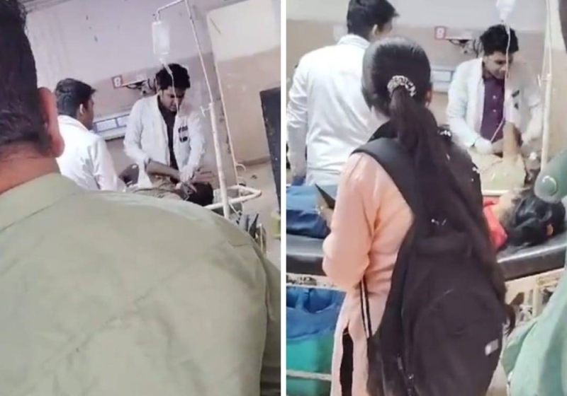 شاهد"فيديو" طبيب يعتدي على مريض بعنف بعدما تفاجأ بأمر صادم ...احذروا قبل ان يقع الفأس بالراس